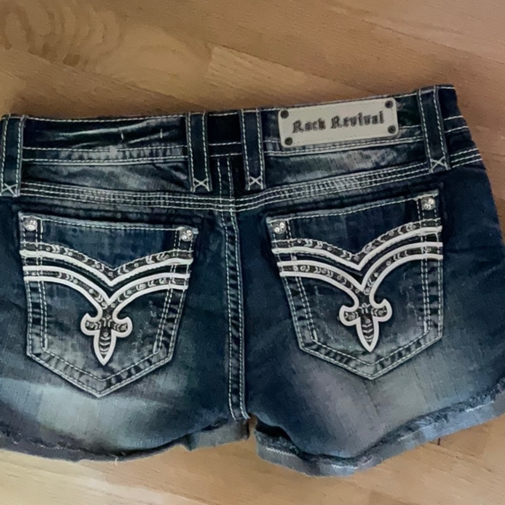 Like new rock revival shorts